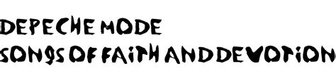 depeche mode font pack.